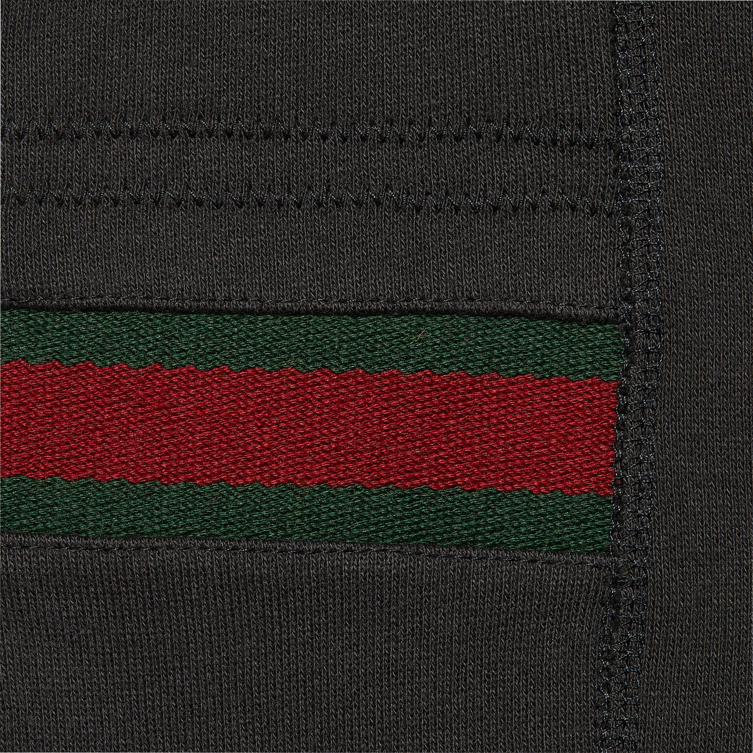 Gucci Label Track Pants In Black