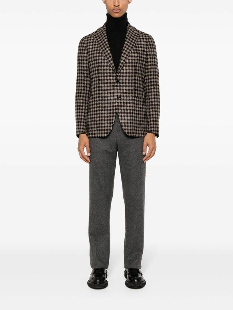 Tagliatore Single-breasted Blazer In Black