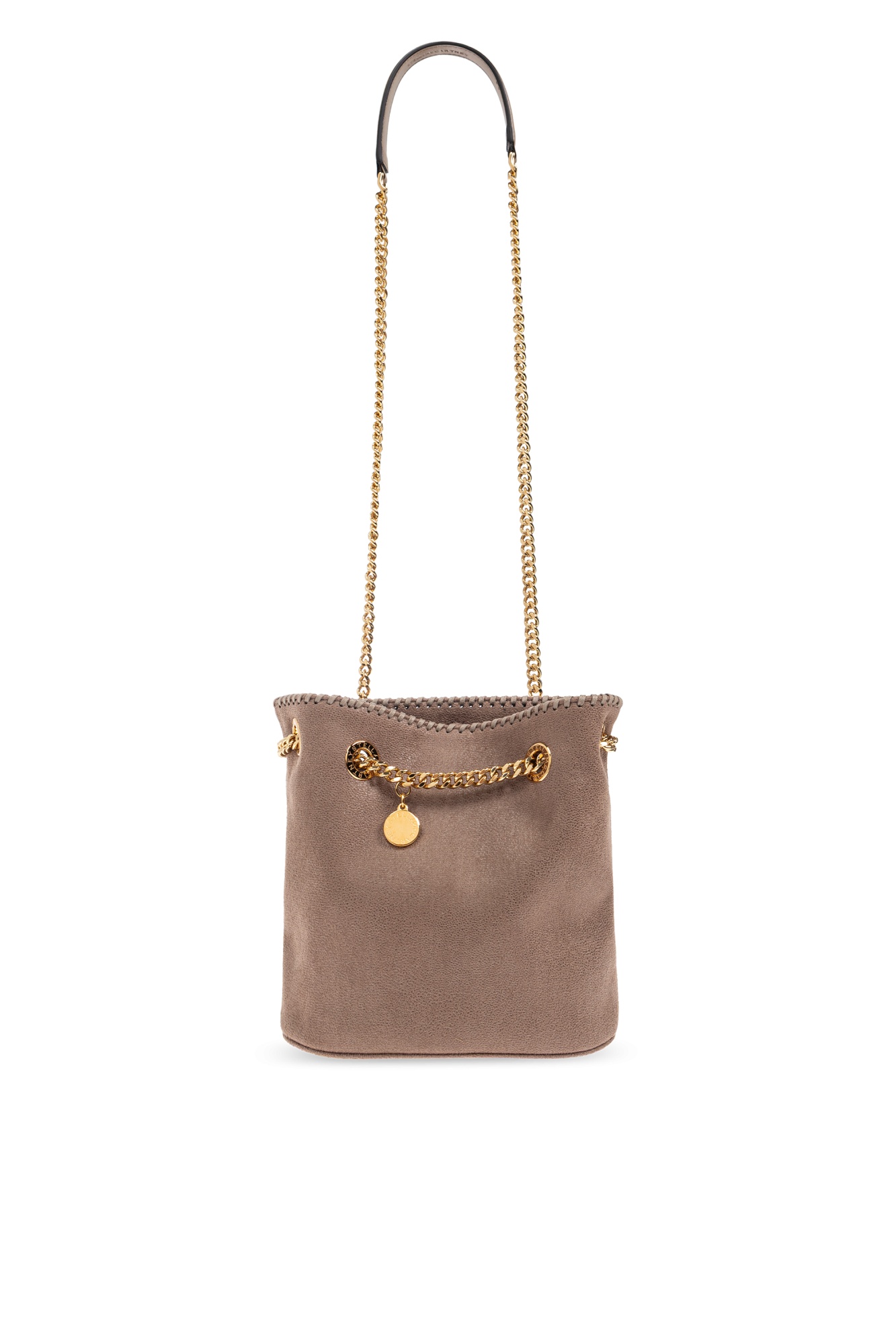 Stella Mccartney Falabella Chained Crossbody Bag In Brown