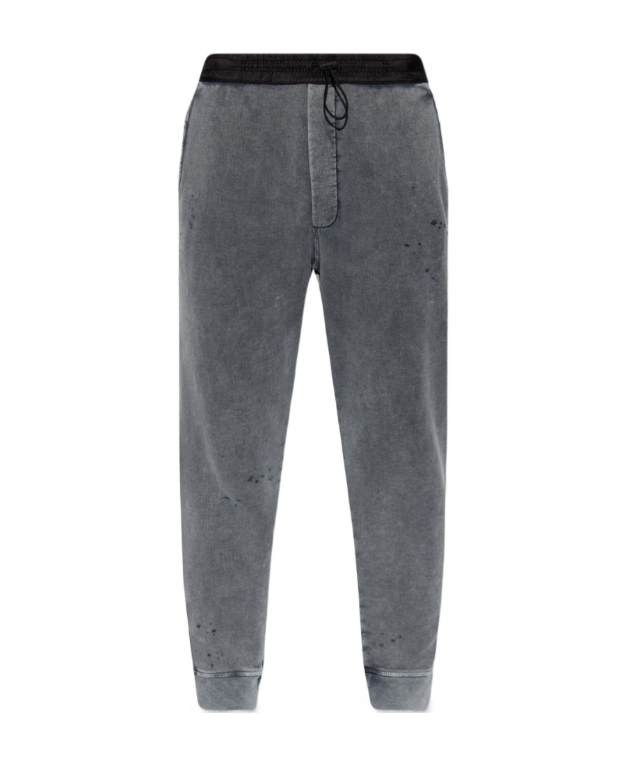 Dsquared2 Faded Distressed Track Pants In Gray