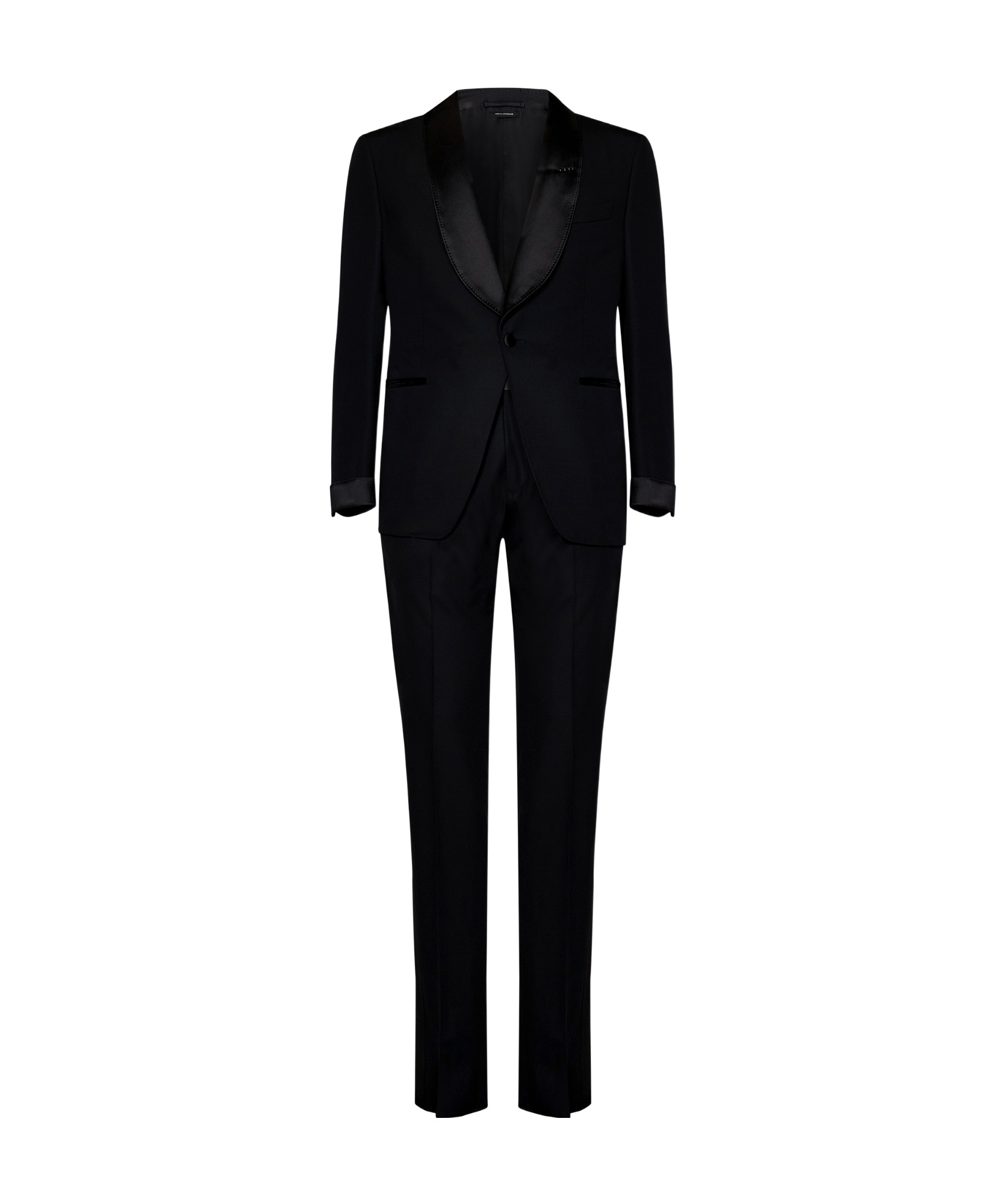 Tom Ford Single-breasted Dinner Suit In Black