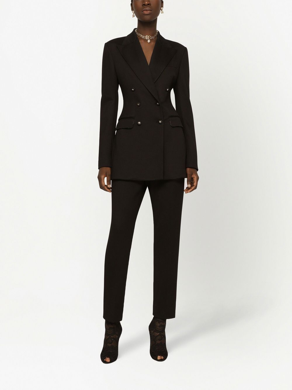 DOLCE & GABBANA DOLCE  GABBANA DOUBLE-BEASTED TAILORED BLAZER