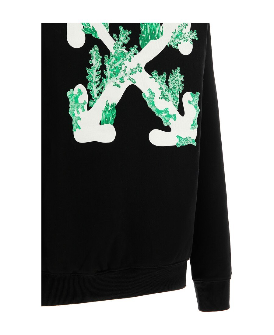 Off-white Arrows Print Logo Sweatshirt In Black