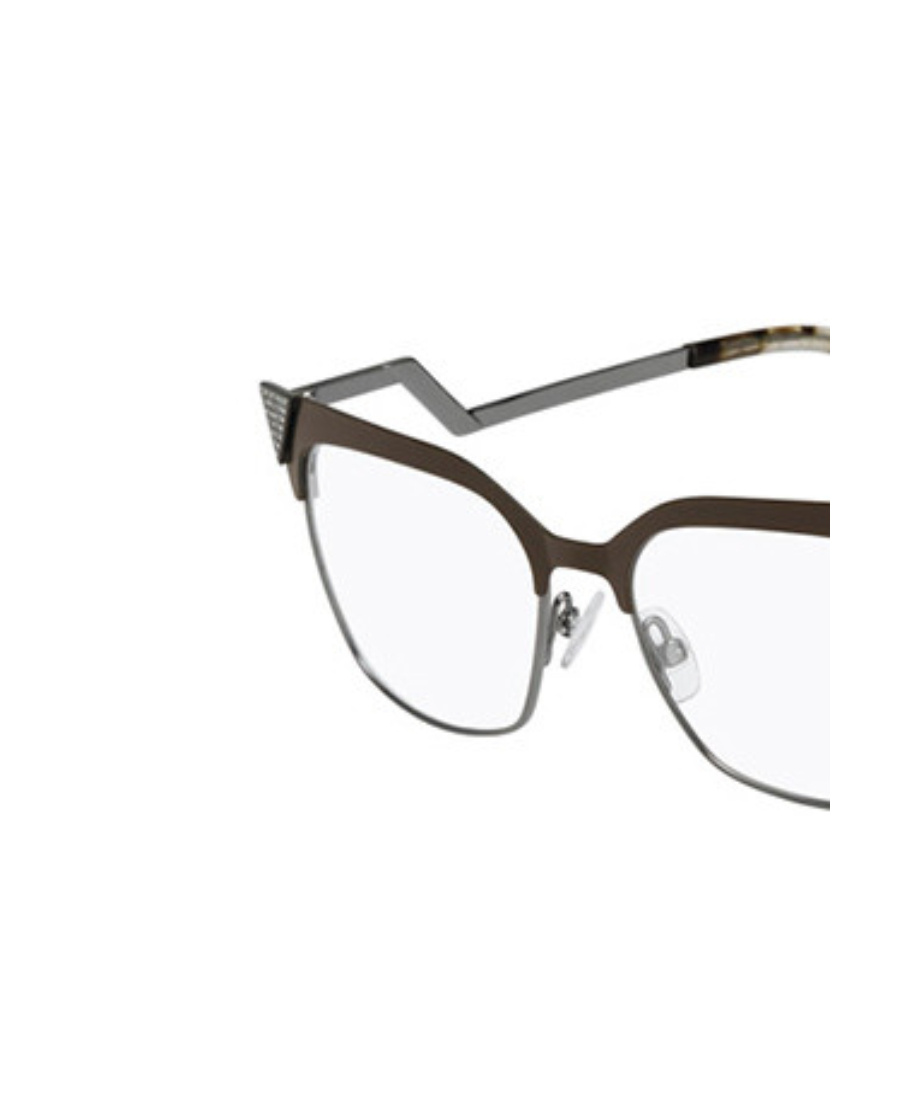 Fendi Logo Detail Flat Lens In White