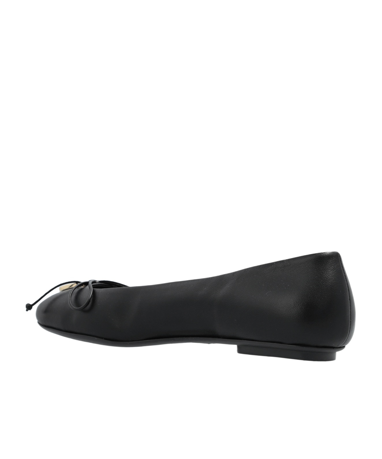 Furla Logo-plaque Ballet Flats In Black