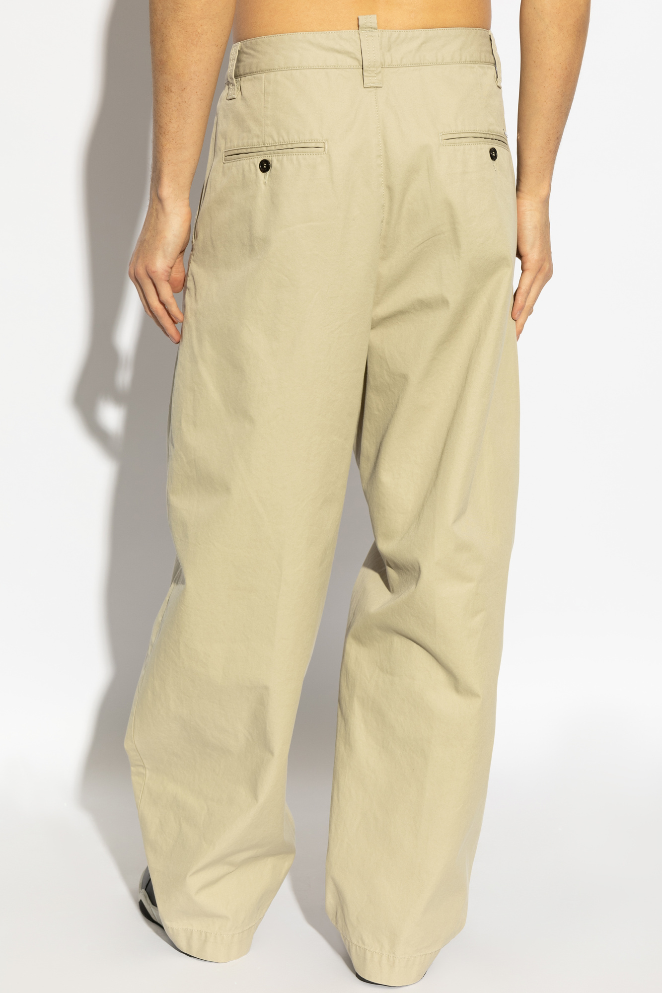 Dsquared2 Belt-loop Casual Pants In Nude