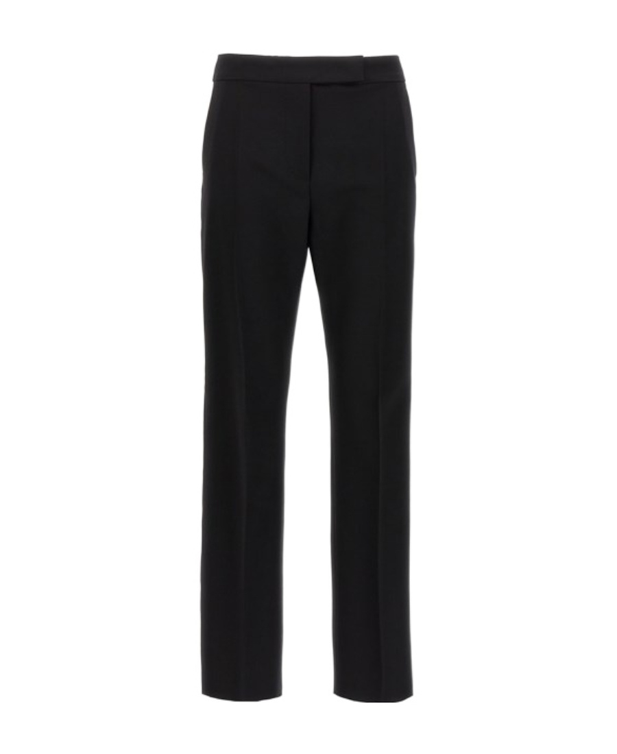 Max Mara Tailored Trousers With Pockets And Belt Loops In Black