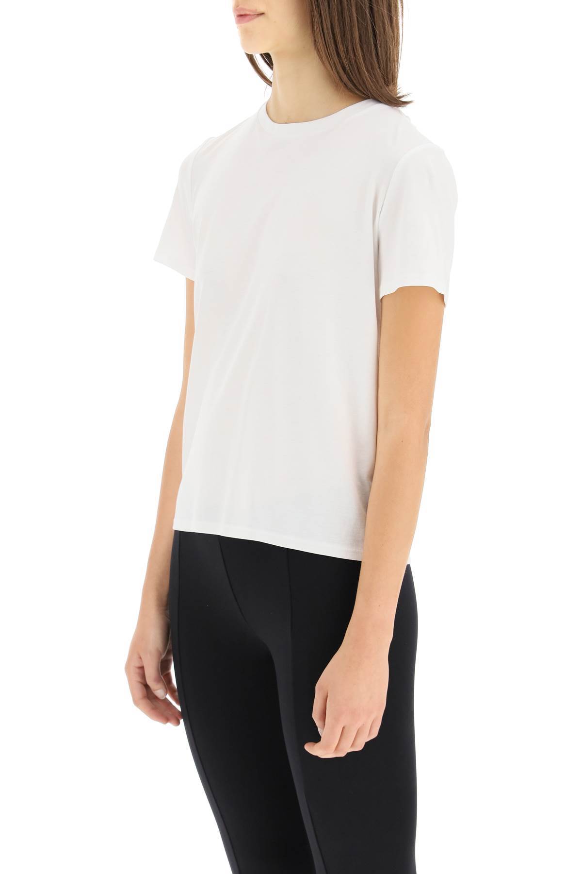 The Row Ivory Cotton Oversize T-shirt In White