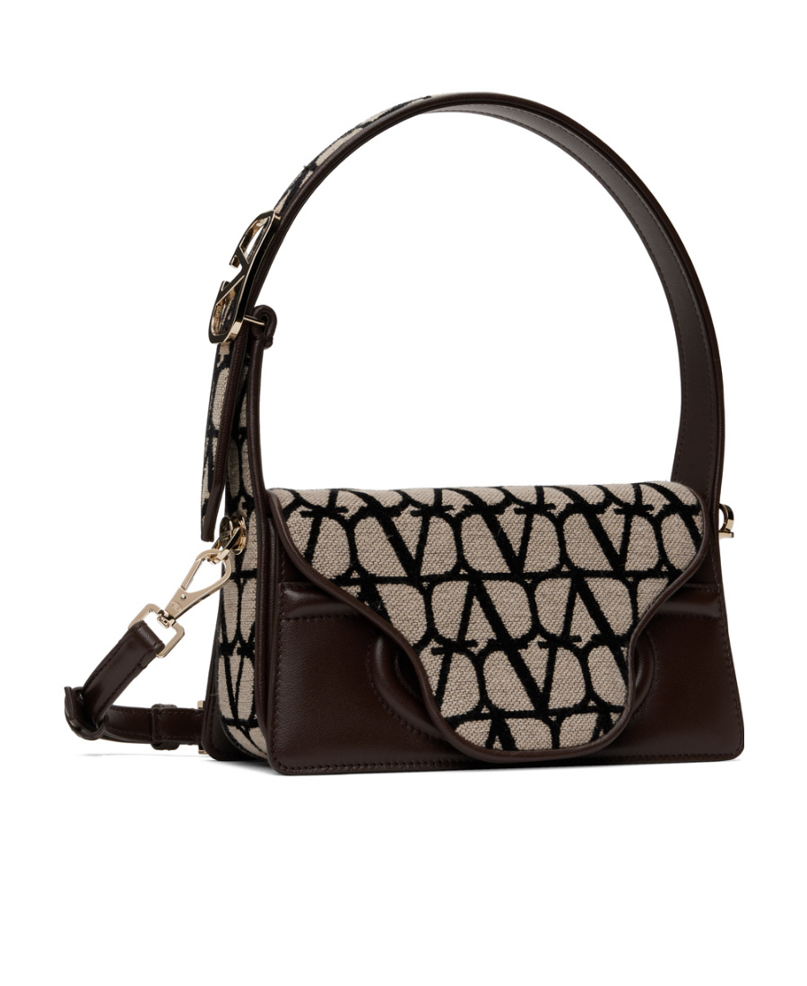 Valentino Le Grand Deuxième Shoulder Bag In Black