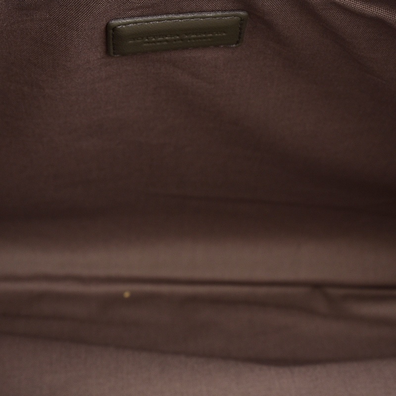 Bottega Veneta Intrecciato Clutch Bag In Gray