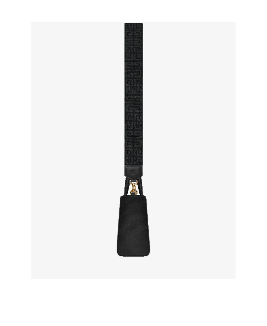 Givenchy Structured Black Mini G-tote Bag With Embroidered Monogram In Black