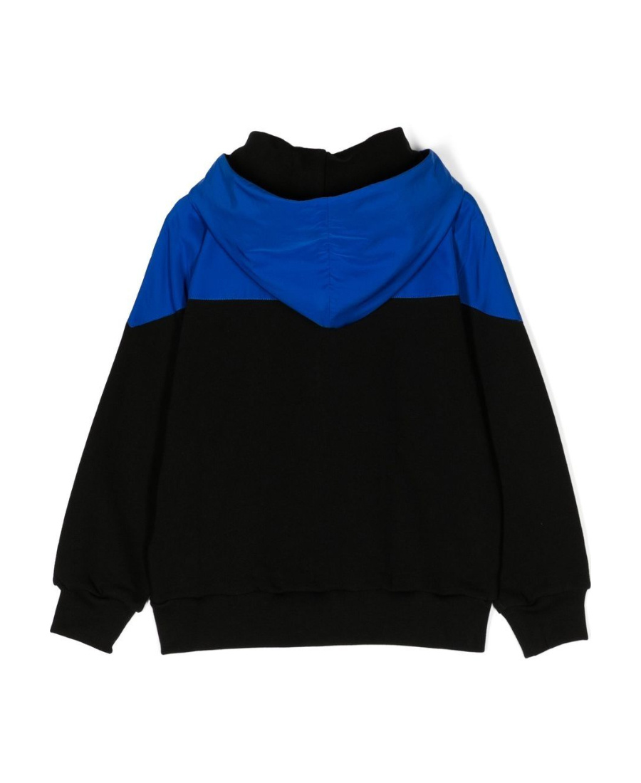 Marcelo Burlon County Of Milan Pixel Logo-print Zip-up Hoodie In Black