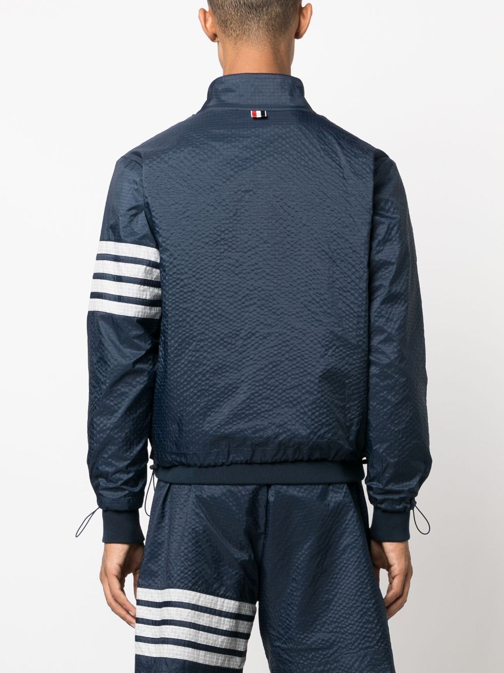 Thom Browne Reversible Jacket In Blue