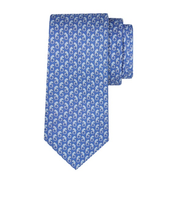 Ferragamo Feline Print Tie