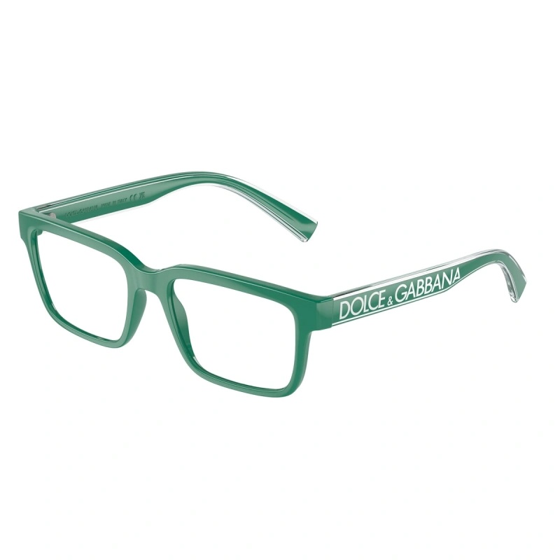 Dolce & Gabbana Dolce Gabbana Eyewear Rectangular Frame Glasses In White