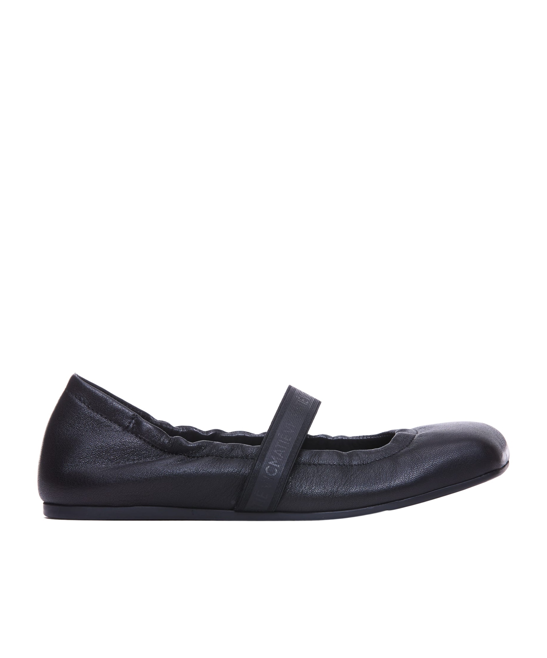 Shop Vic Matie Strap Flat Shoes In Black