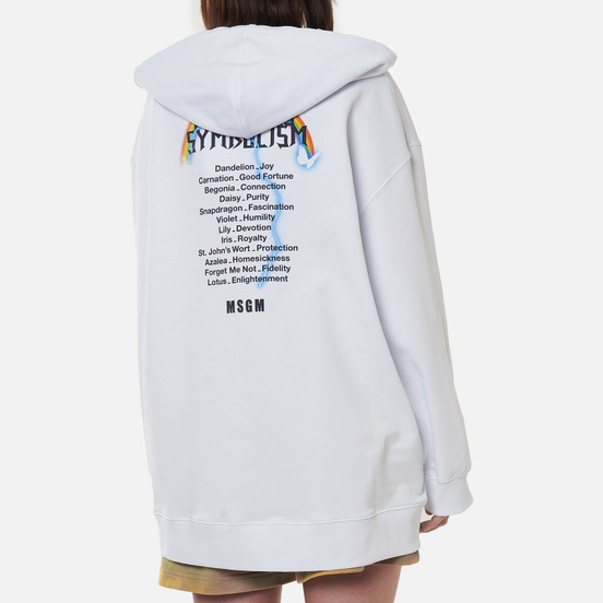 MSGM LOGO HOODED SWEATER