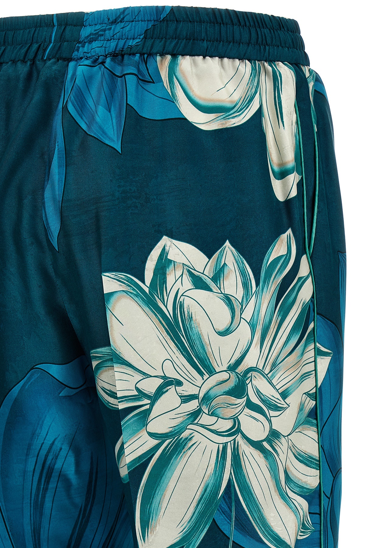 F.r.s For Restless Sleepers Printed Casual Pants In Green