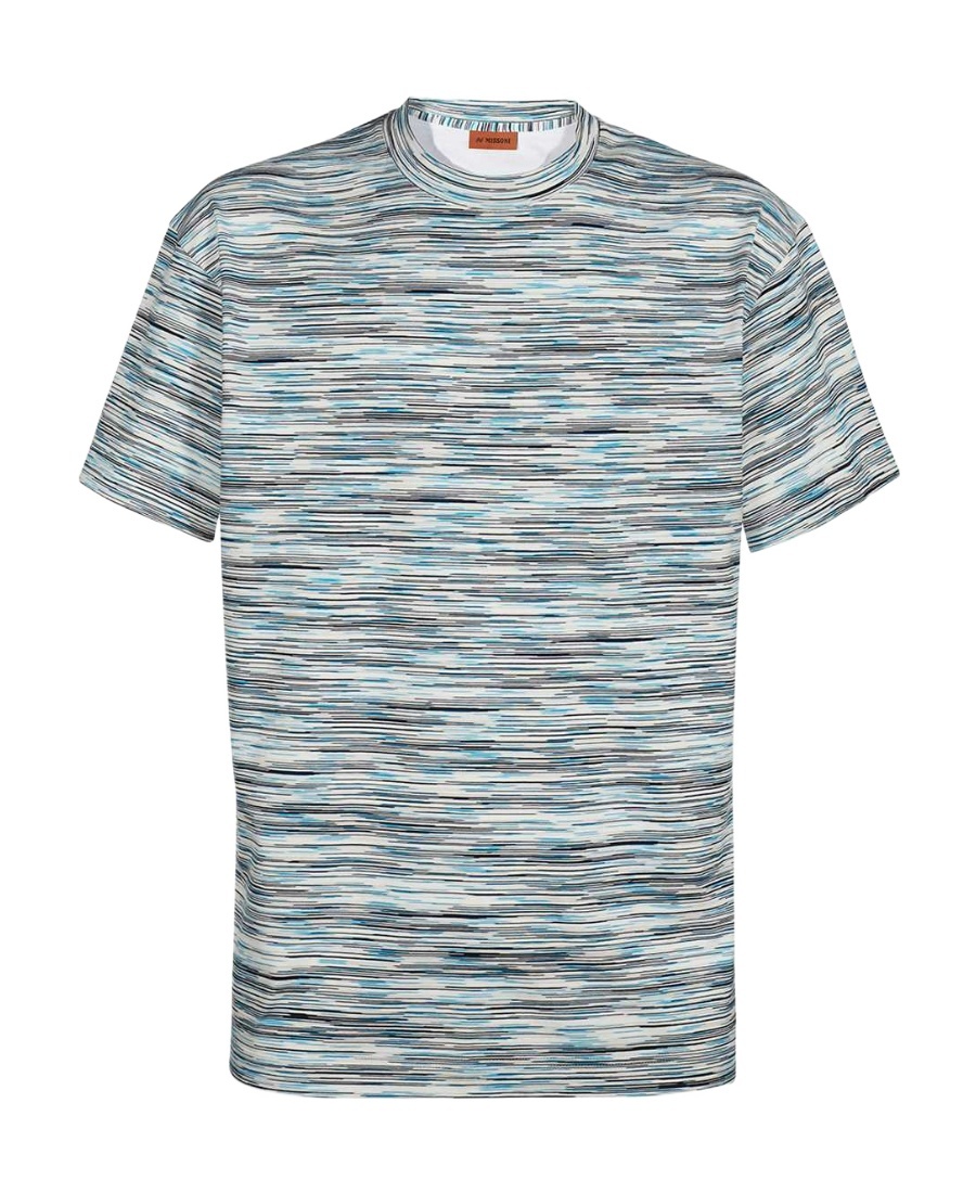 Missoni Man T-shirt Green Size 3xl Cotton In Multicolor