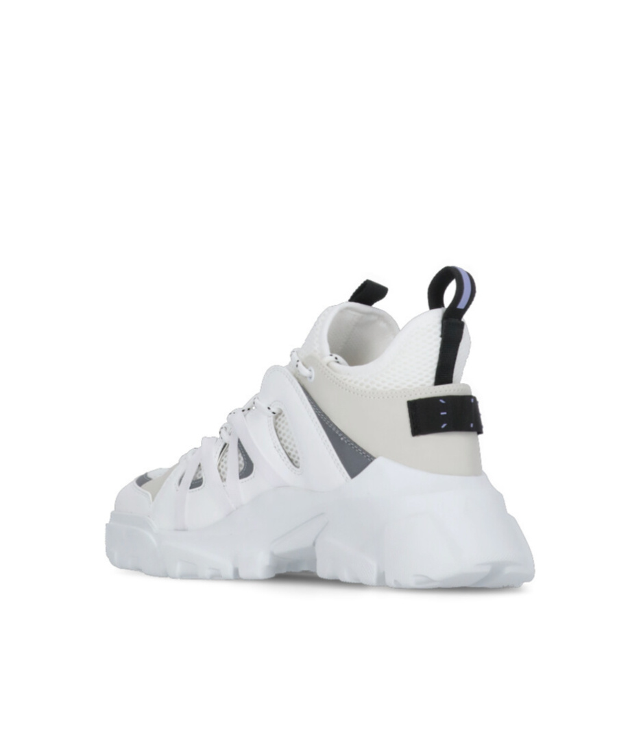 Mcq By Alexander Mcqueen High-top Mesh Sneakers In White