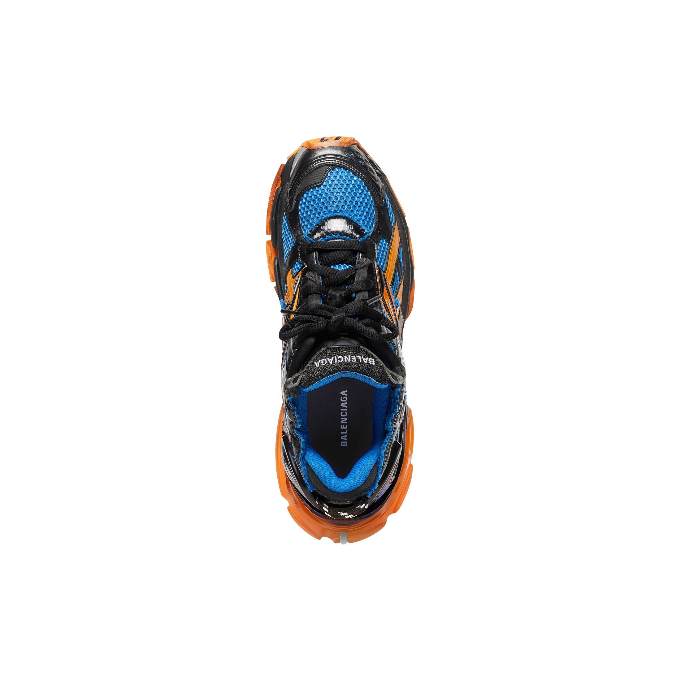 Shop Balenciaga Sneakers Runner Da Uomo In Blu In Black