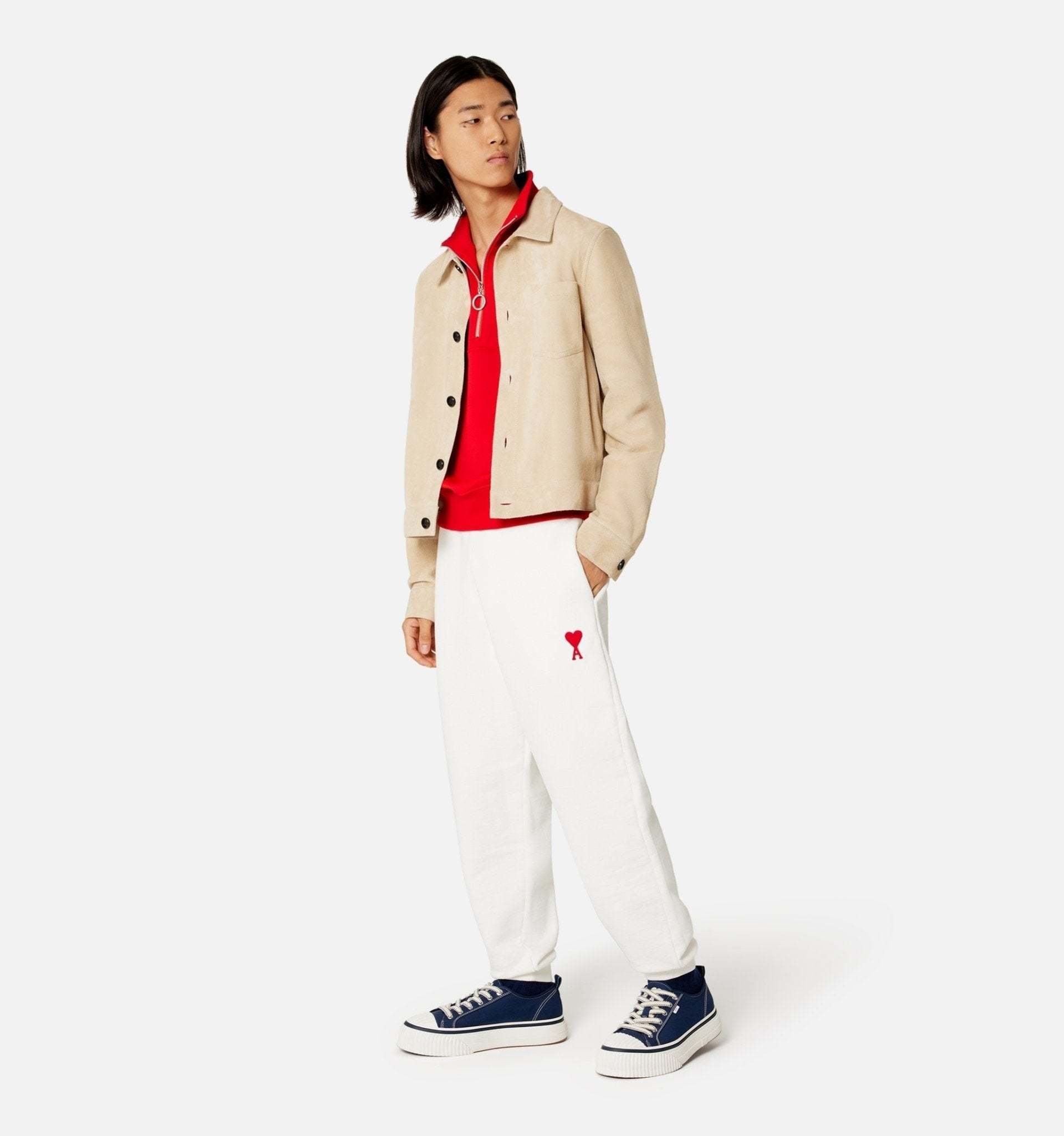 AMI ALEXANDRE MATTIUSSI AMI DE COEUR TRACK PANTS