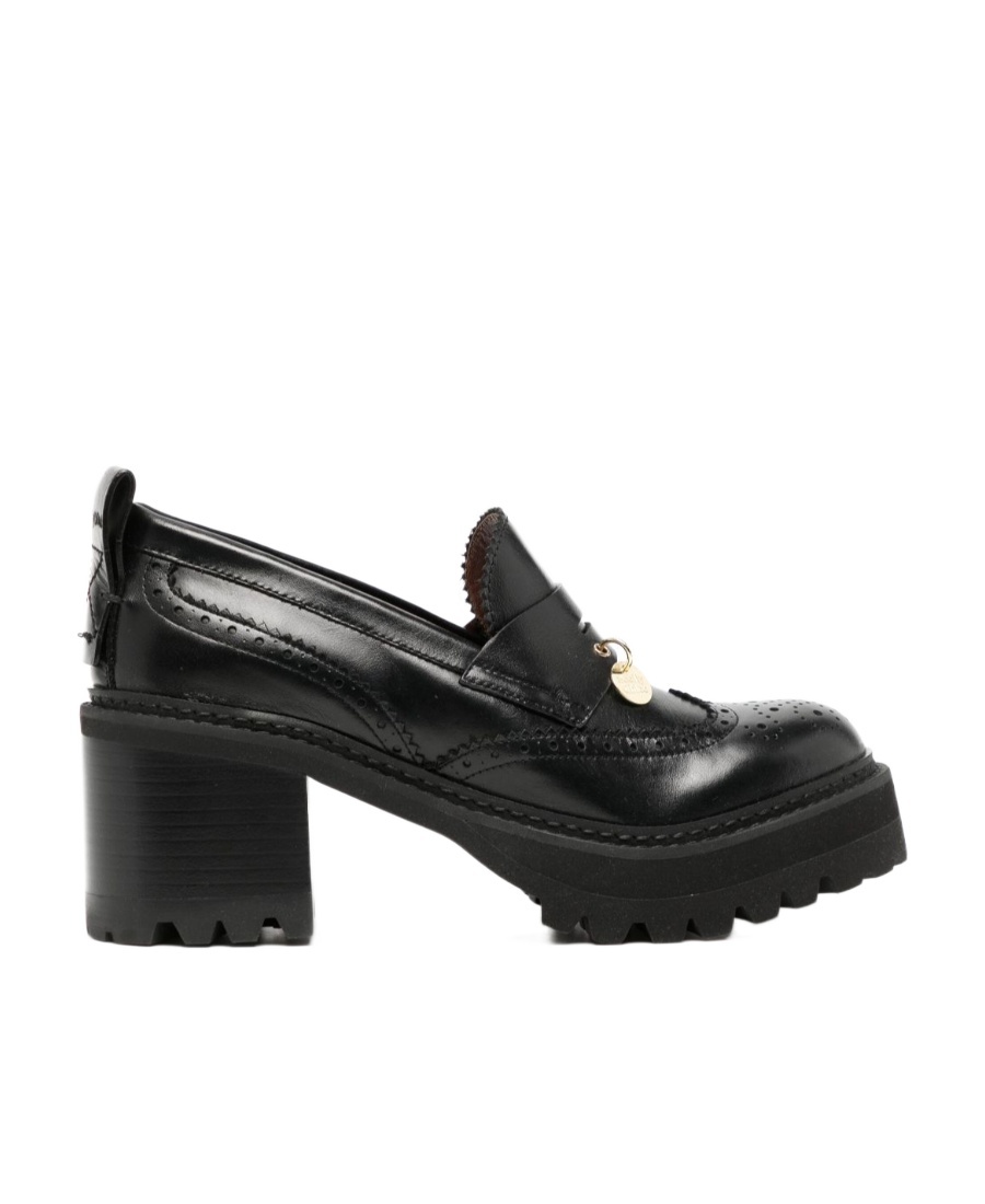See By Chloé Round-headed High Heels In Black