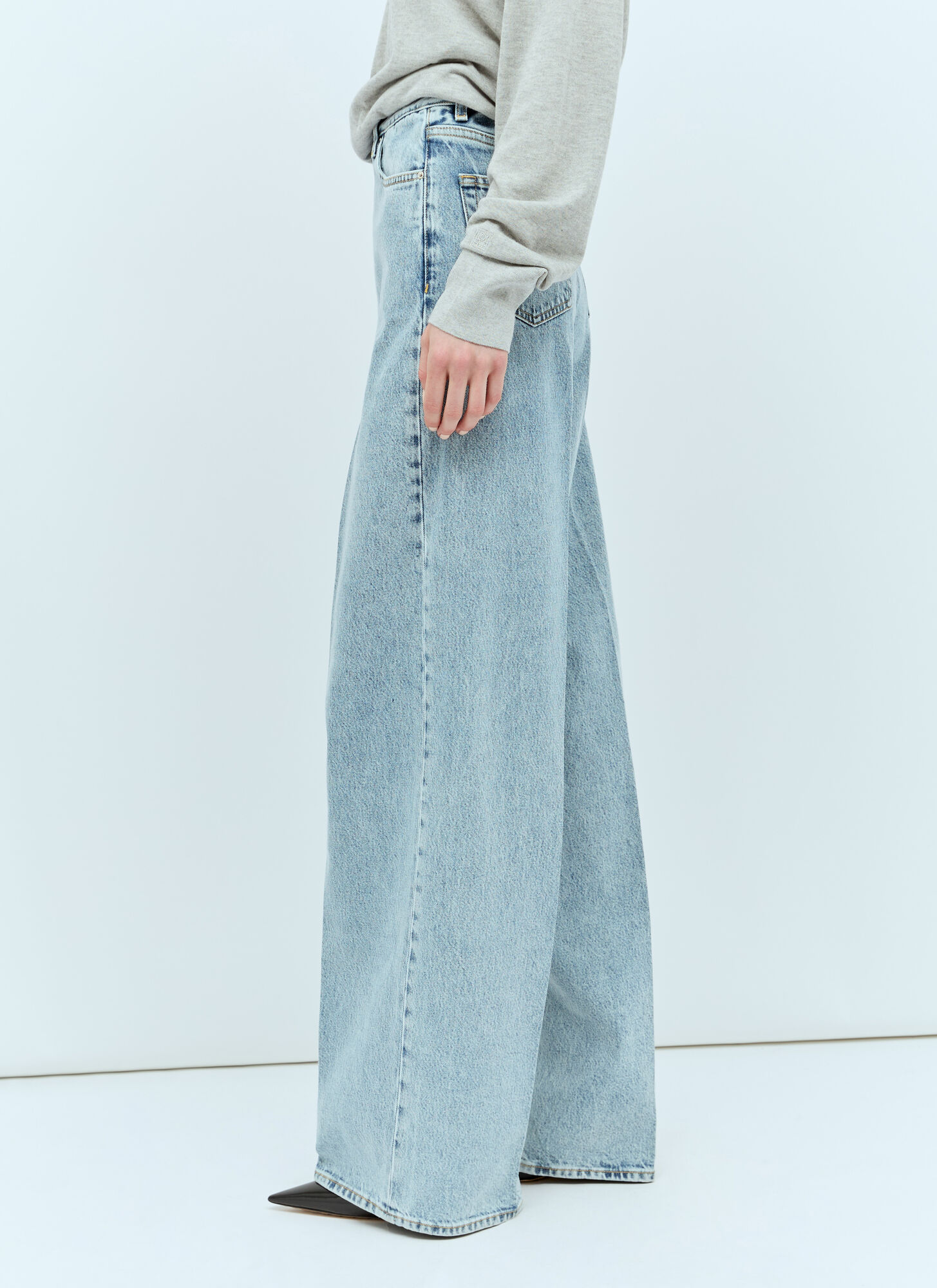 Totême Toteme Women Wide-leg Jeans In Blue