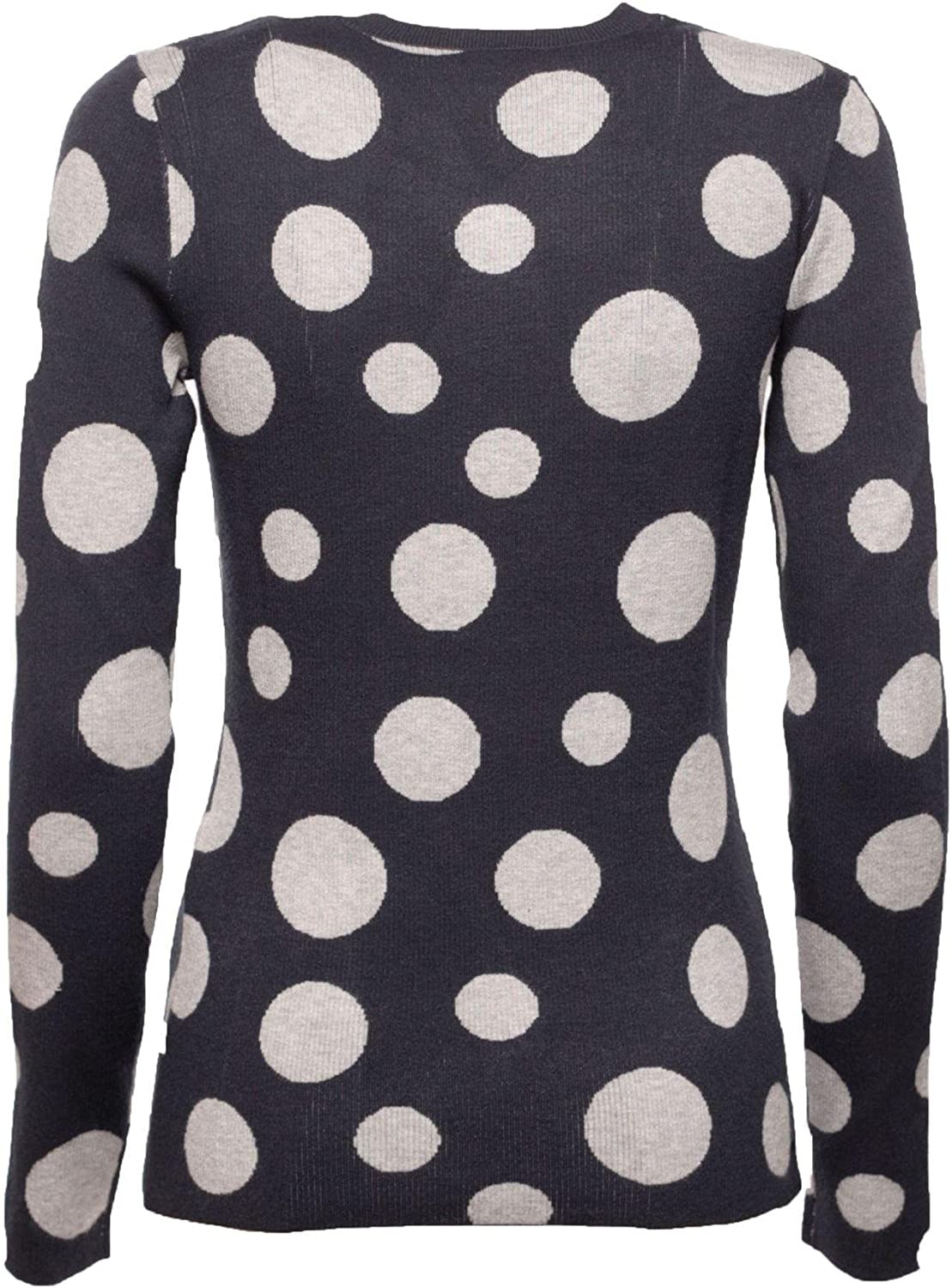 Armani Jeans Wave Spot Pattern Pullover In Black