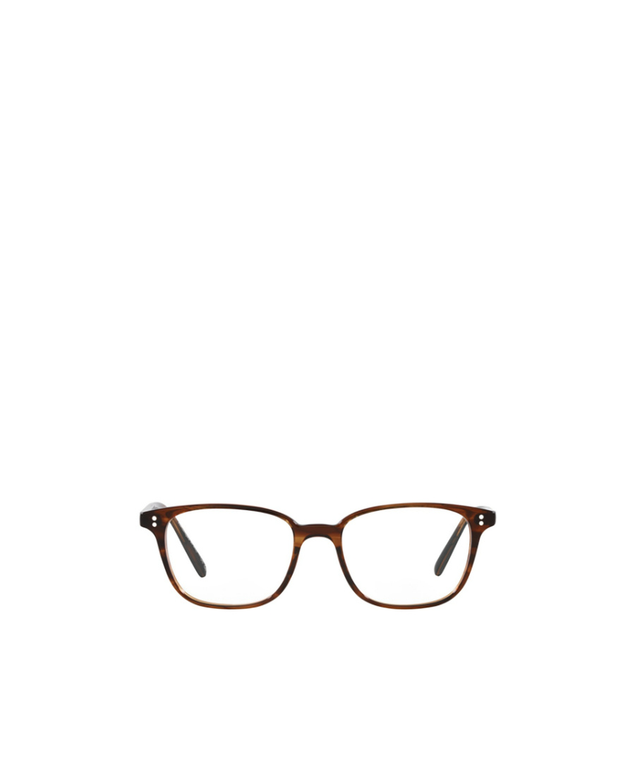 Oliver Peoples Rectangle-frame Glasses In Brown