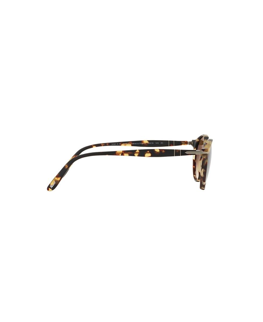 Persol Tortoiseshell-effect Round-frame Sunglasses In Brown