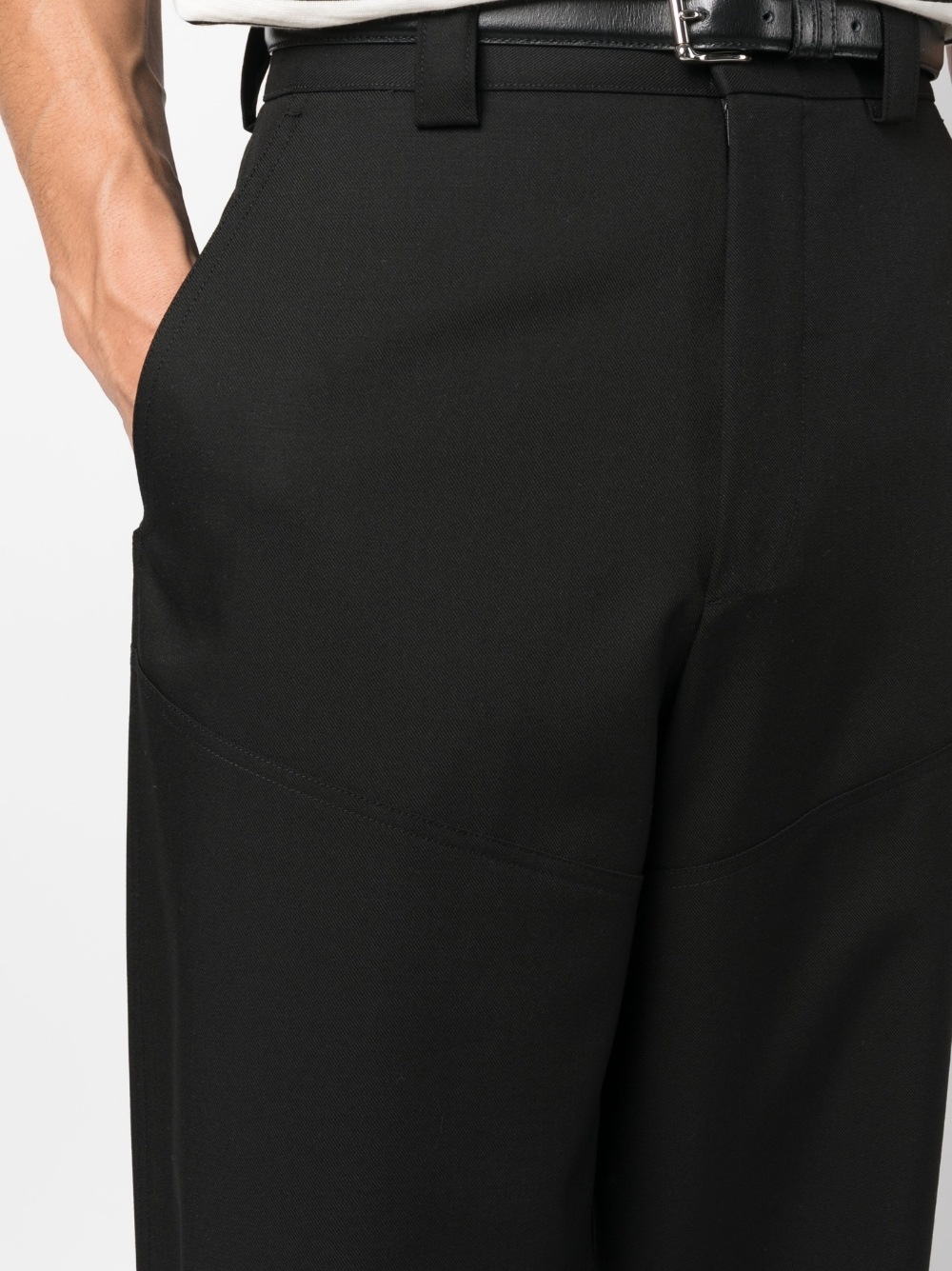 ZEGNA HIGH-WAIST WIDE-LEG TROUSERS