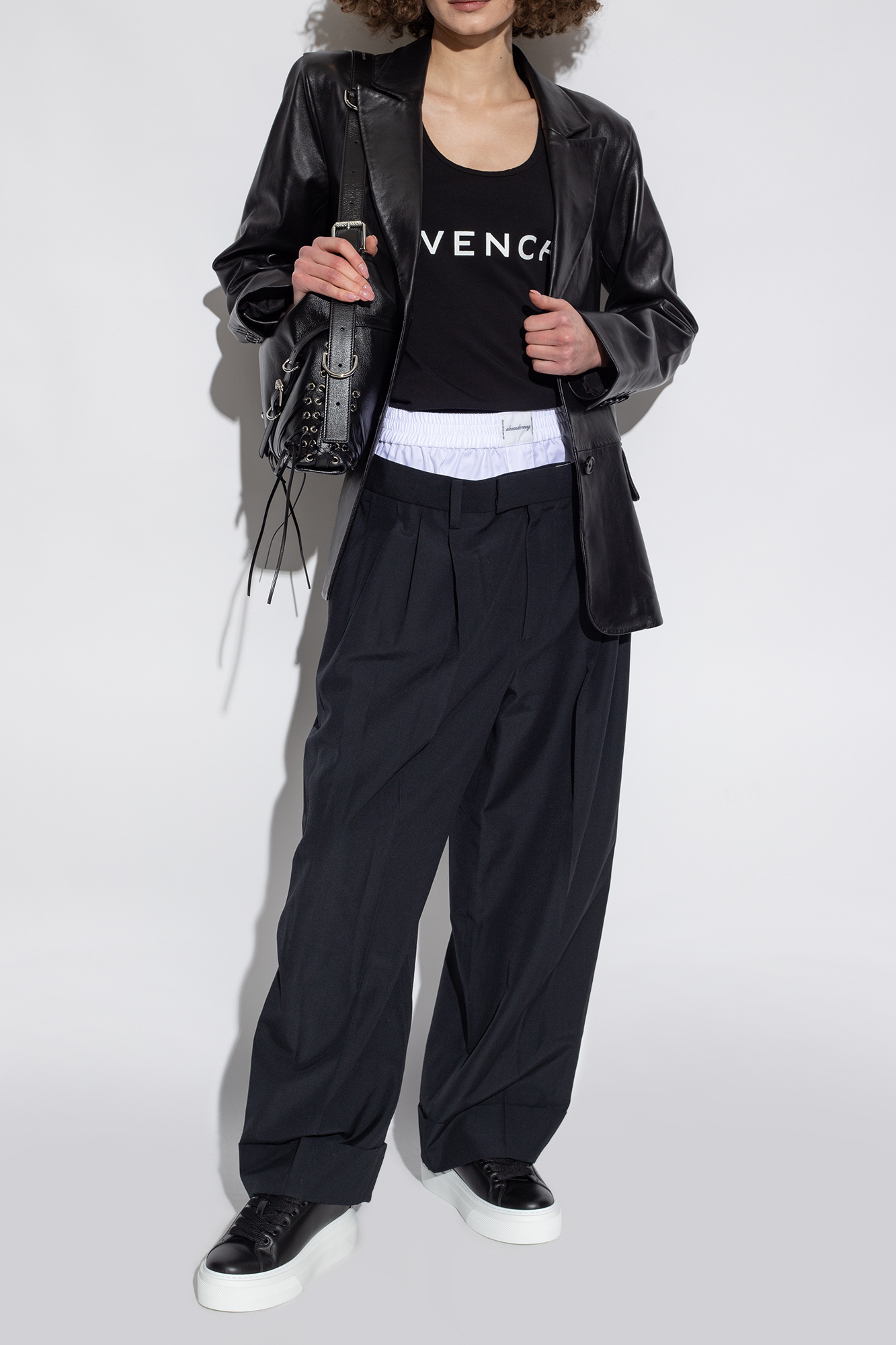 Givenchy Black City Platform Sneakers In Black