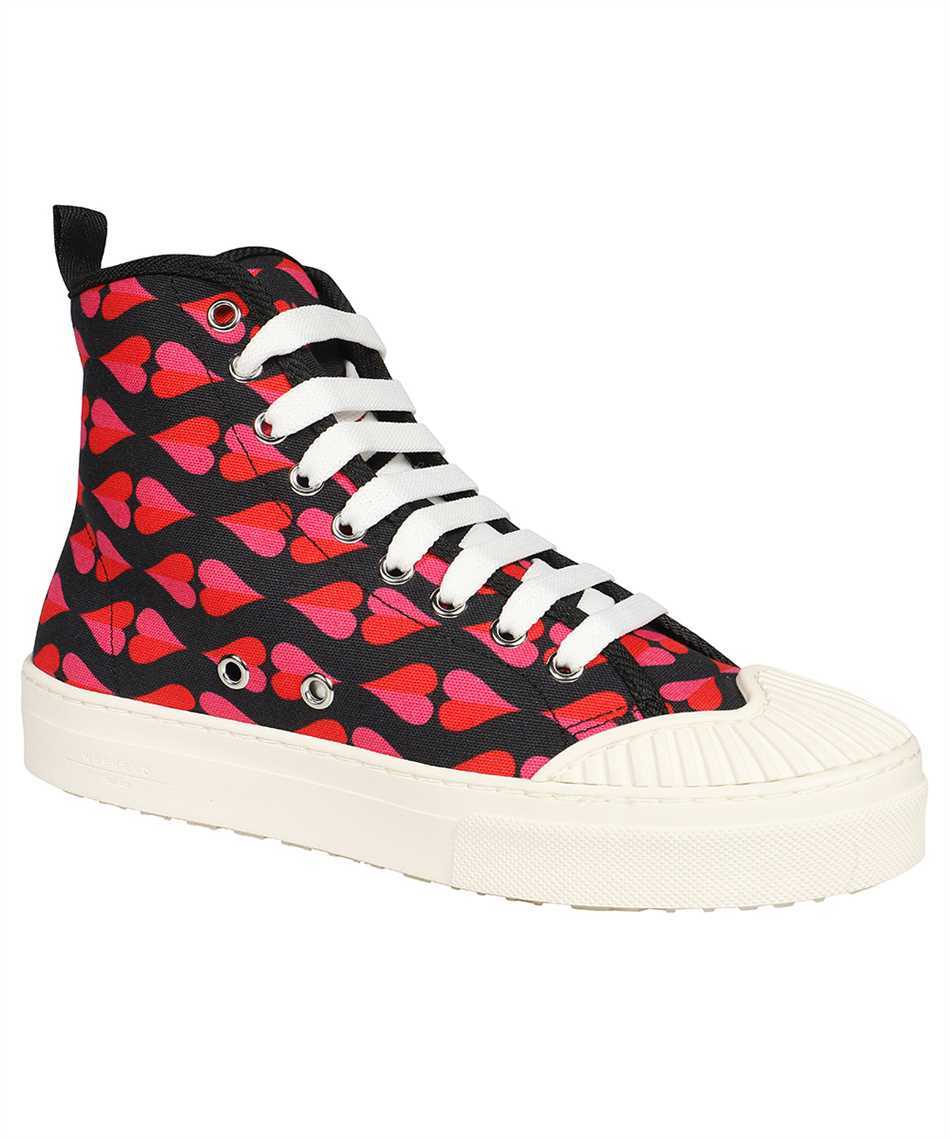Weekend Max Mara Round-headed High-top Casual Shoes In White