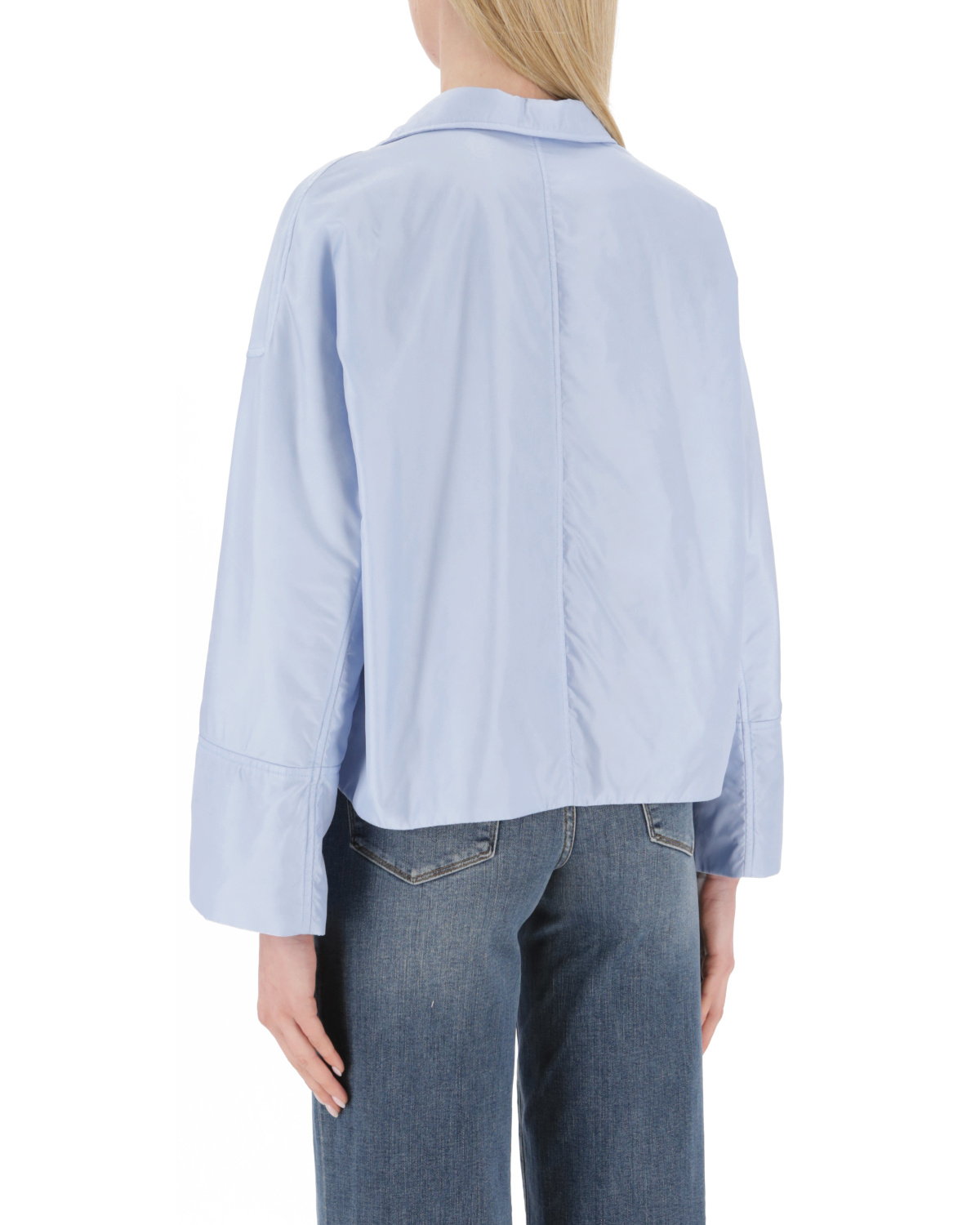 Aspesi Lapel Button Casual Jacket In Blue