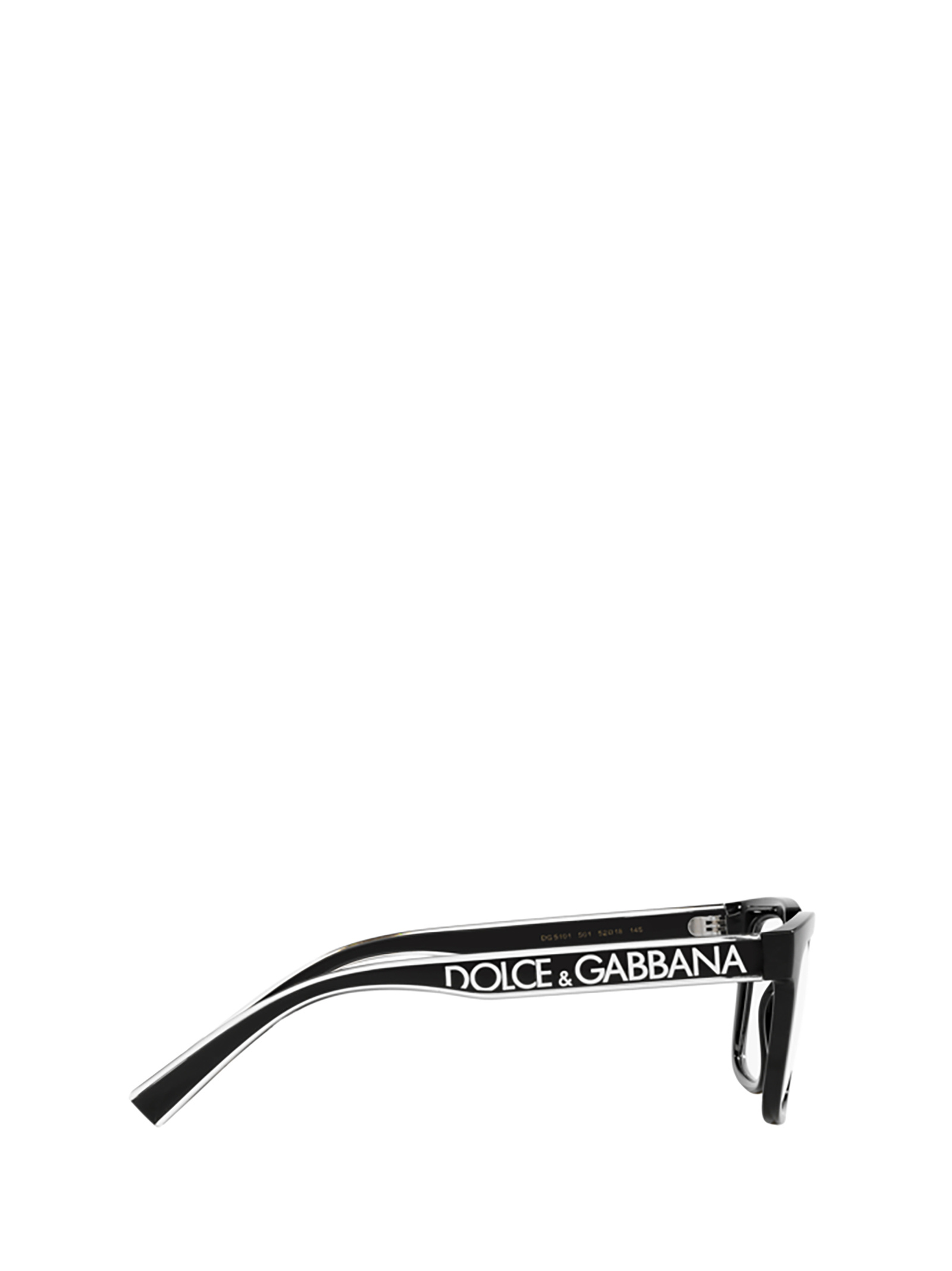 Dolce & Gabbana Dolce Gabbana Eyewear Square Frame Glasses In Black