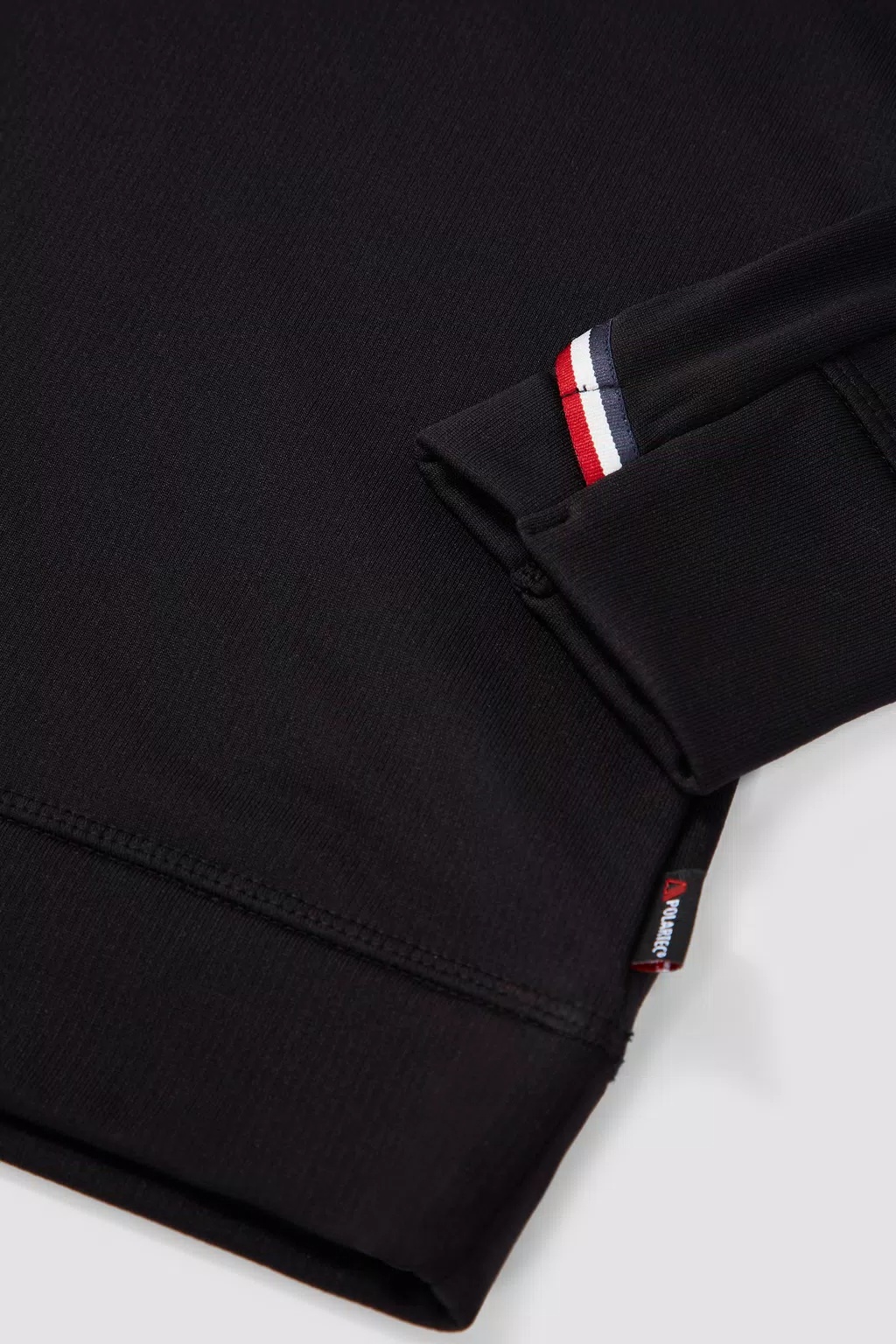 Moncler Long-sleeved Bottomed Shirt In Black
