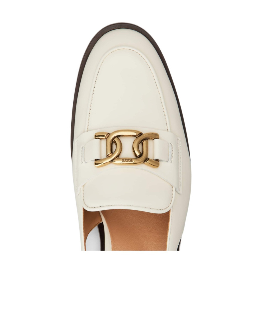 Tod's Woman Pumps Ivory Size 7 Leather In White