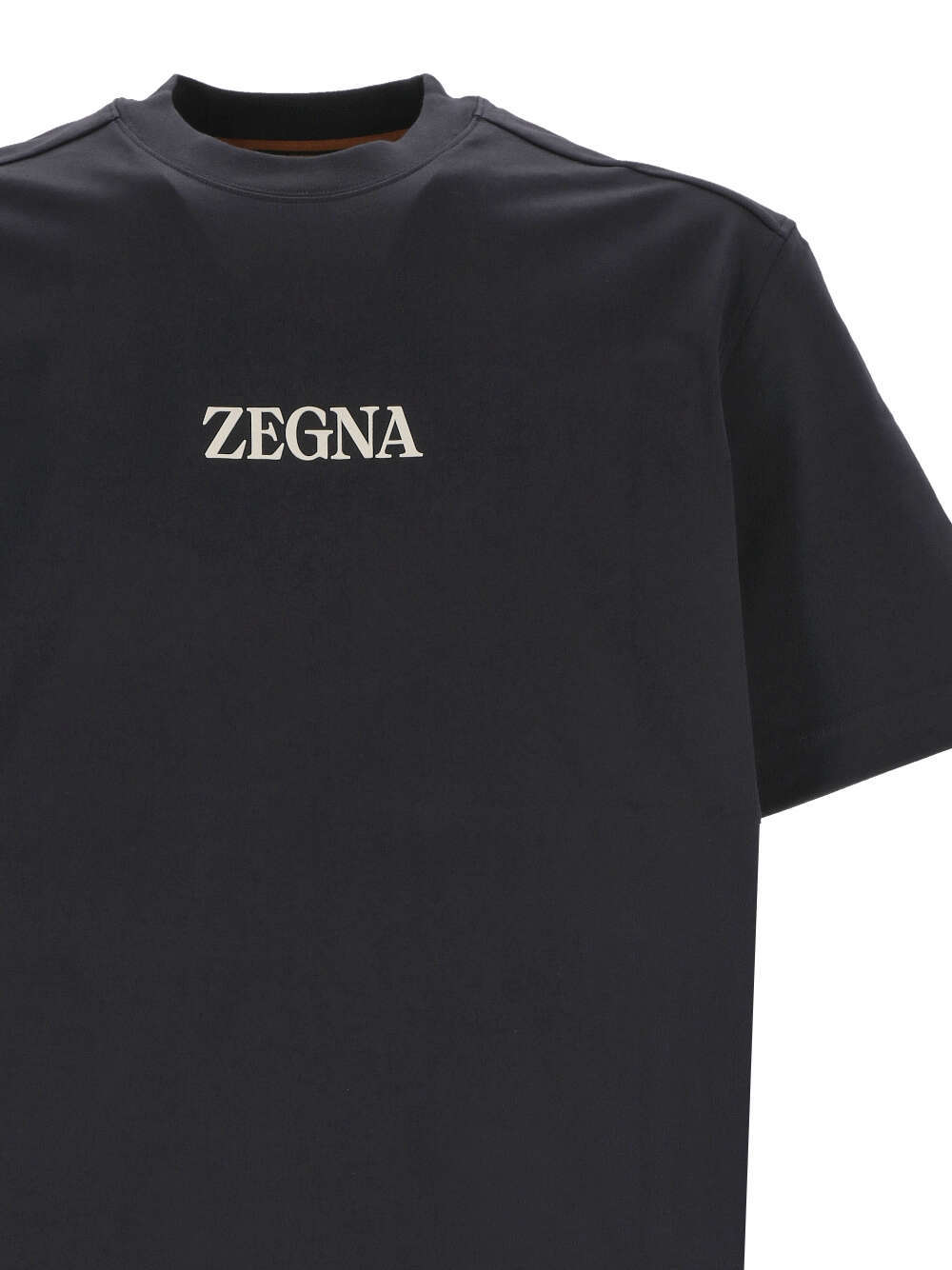 ZEGNA LOGO-APPLIQQUÉ COTTON T-SHIRT