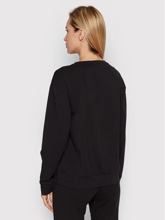 EA7 ROUND-NECKED LOGO SWEATER