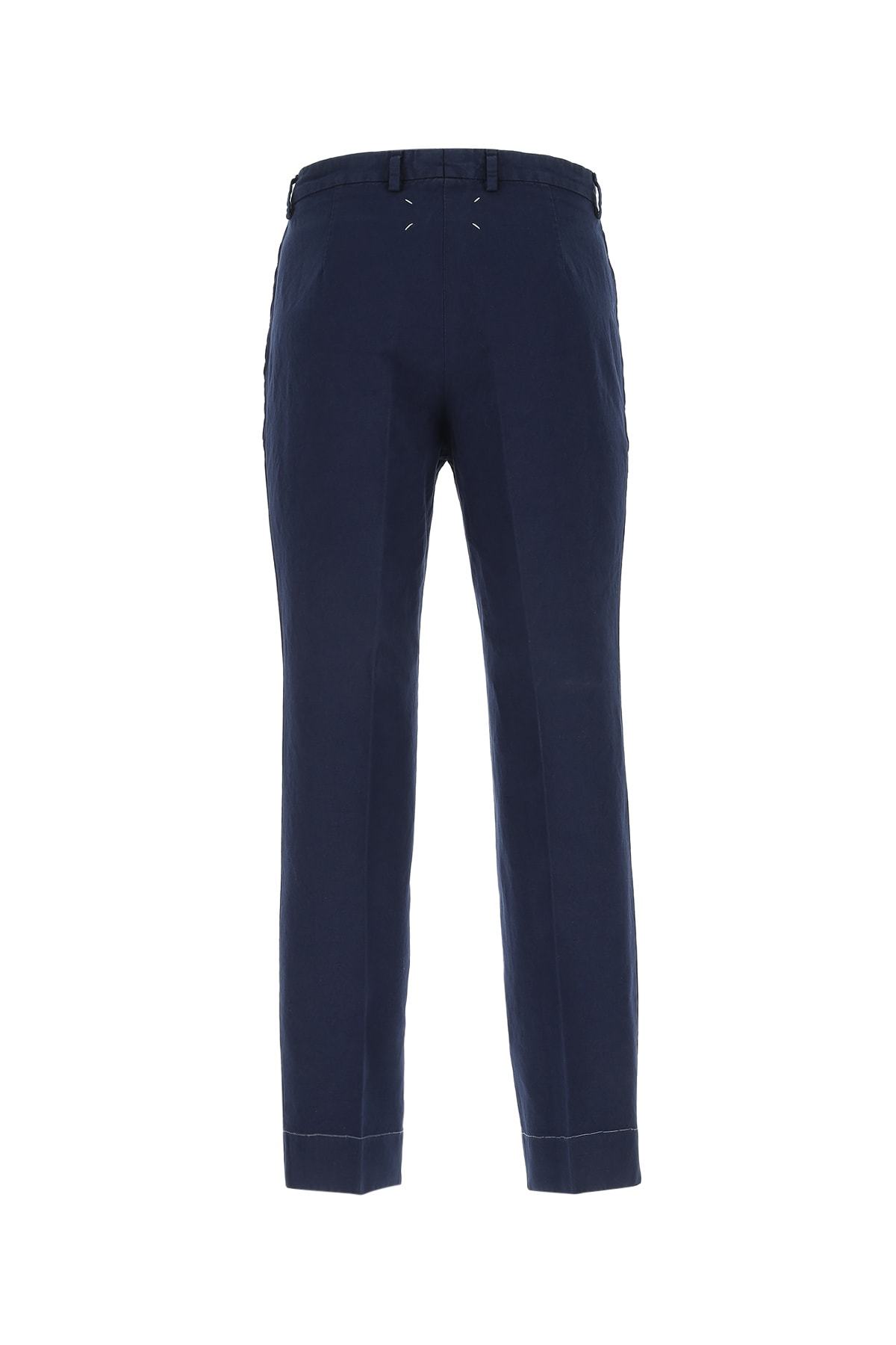 Maison Margiela Zip Pocket Cropped Trousers In Black
