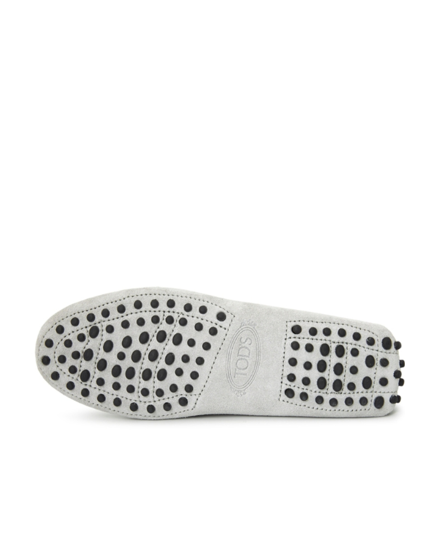 Shop Tod's Leather Loafers In White