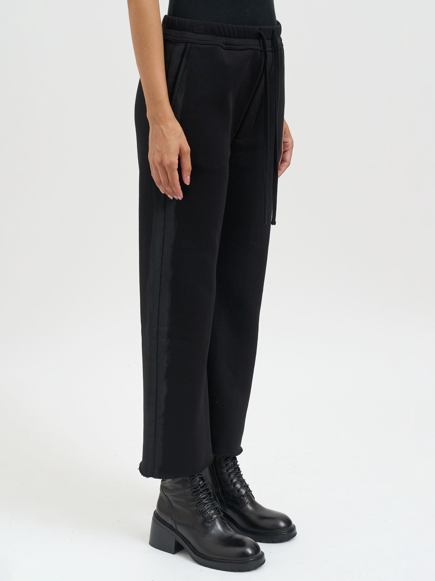 Thom Krom Pantalone Dritto In Cotone In Black