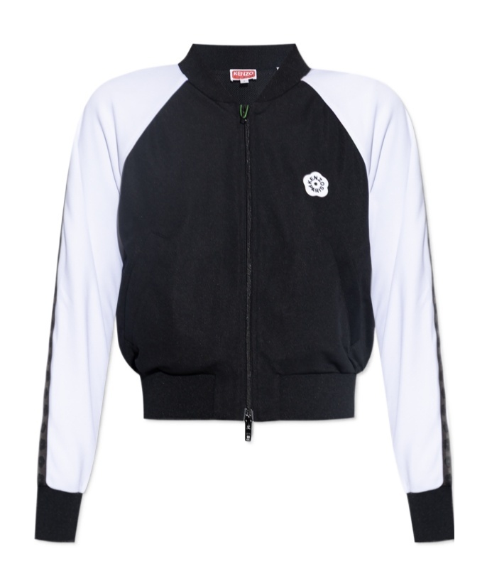 Kenzo Colour-block Panelled Jacket In Black