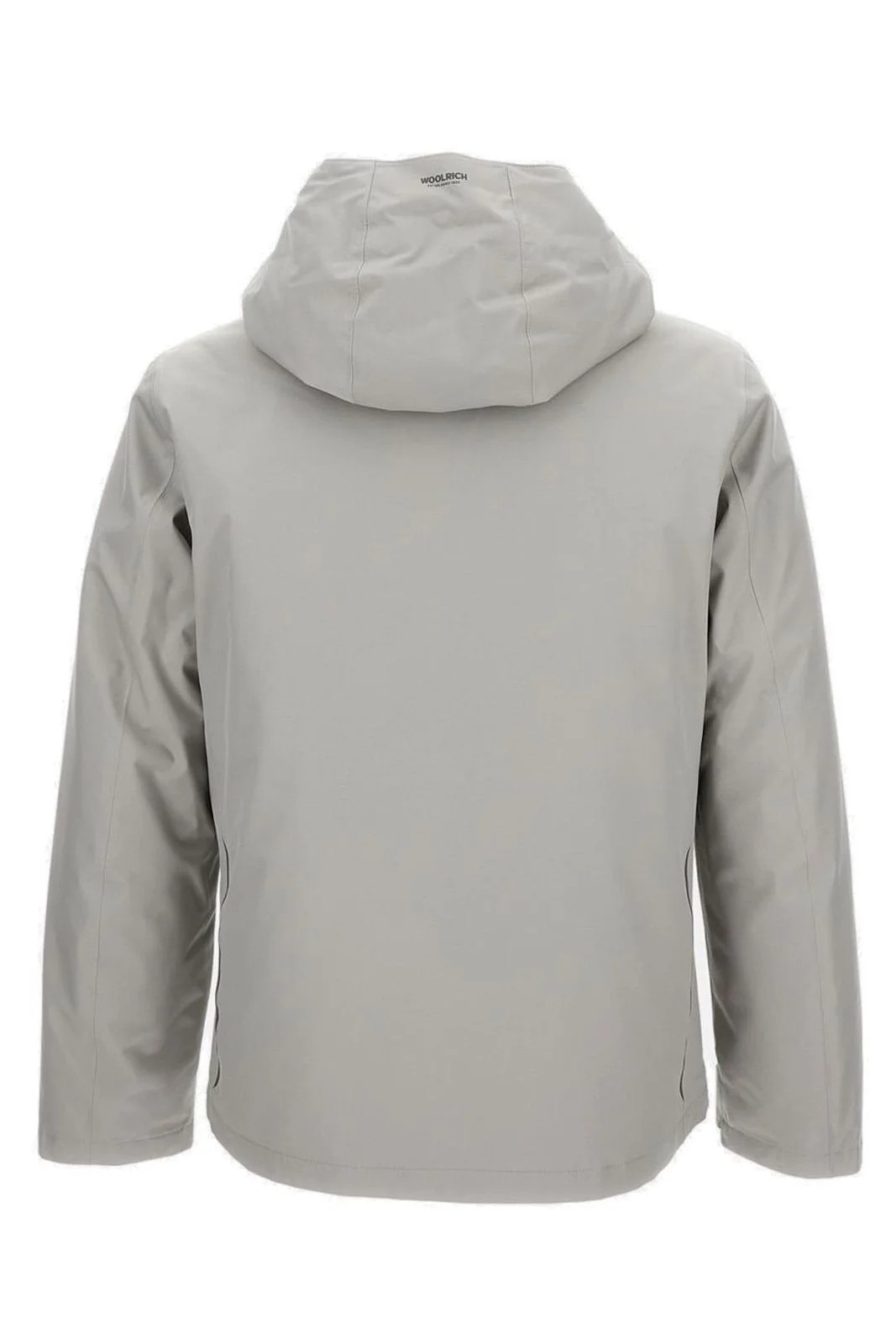 Woolrich Crestmont Hooded Zip-front Jacket In Gray