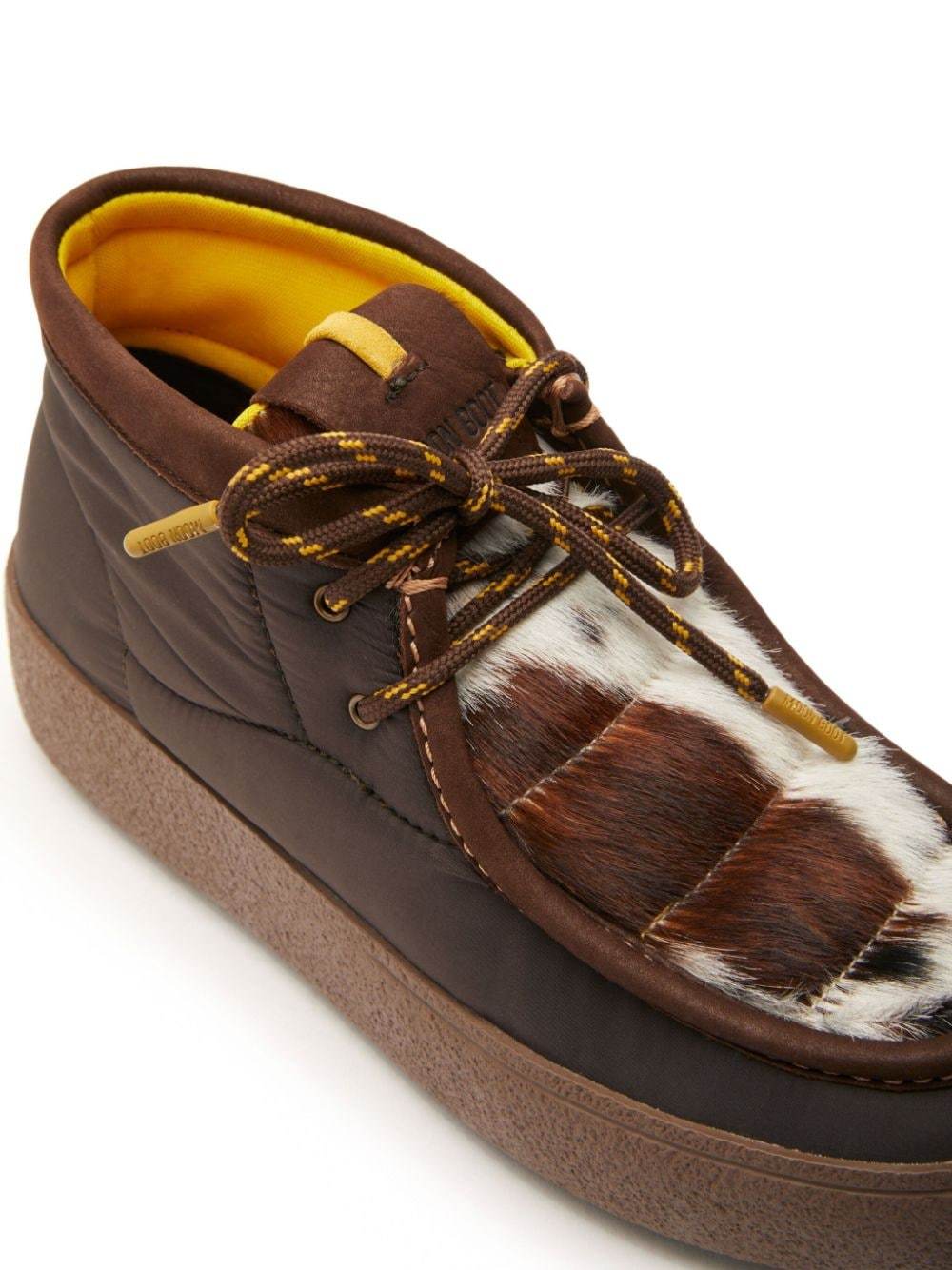 Moon Boot Mb Ltrack Wallaby Mid Pony Brown/cow Print In Brown