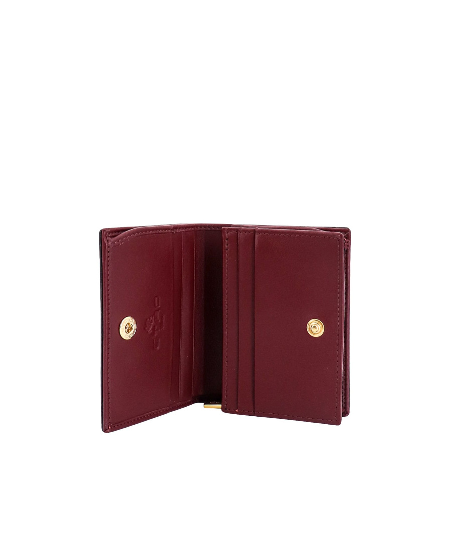 Etro Paisley Jacquard Bi-fold Wallet In Brown