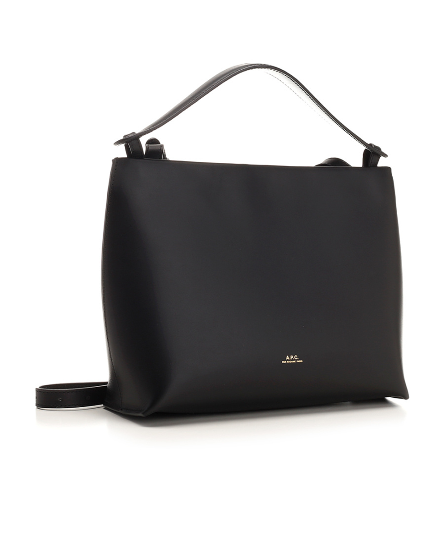 Apc Ashley Leather Tote Bag In Green