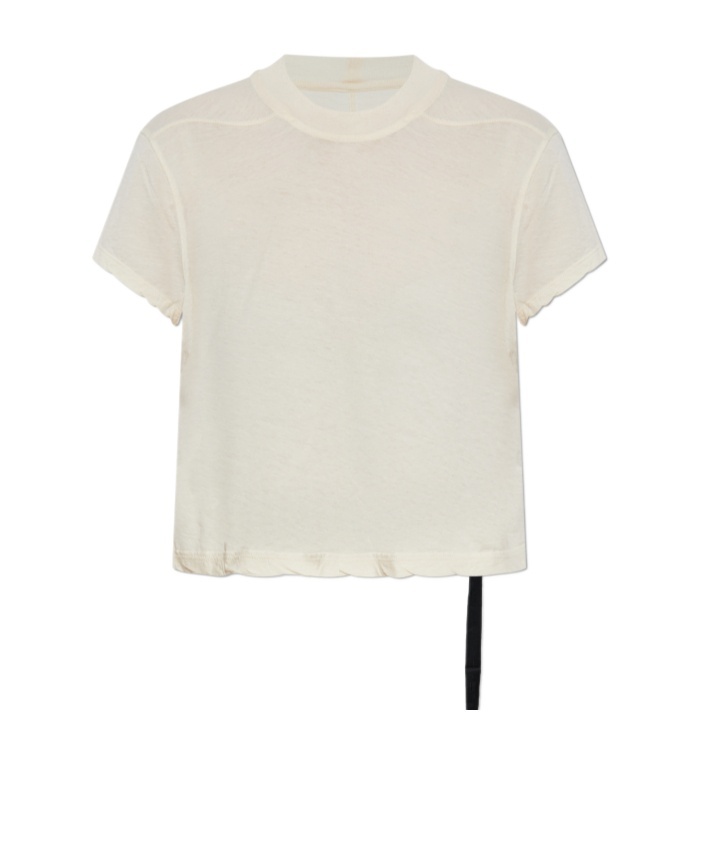 Rick Owens Drkshdw Jersey T-shirt In White