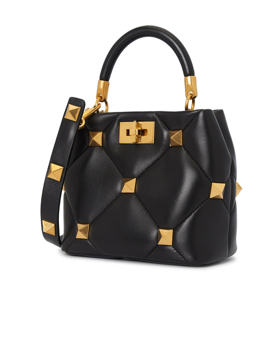 VALENTINO GARAVANI VALENTINO GARAVANI ROMAN STUD SMALL TOTE BAG